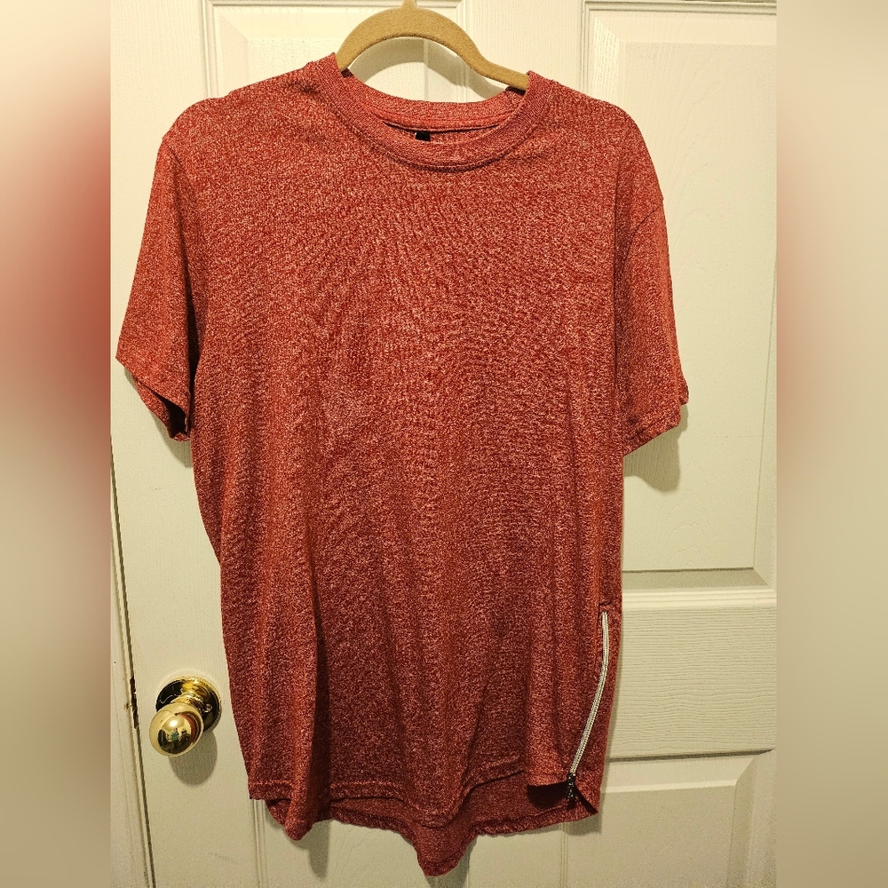 Wtoo Red Heather Short Sleeve Tee